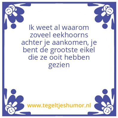 Tegeltje: Tegeltje