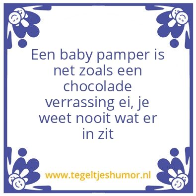 Tegeltje: baby wijsheid