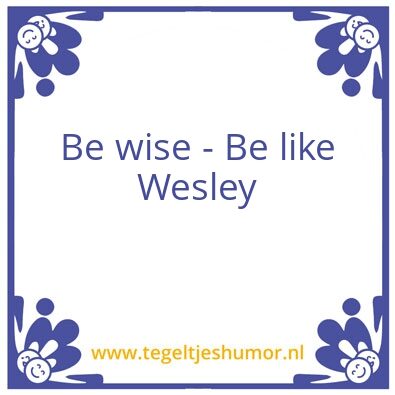 Tegeltje: dee