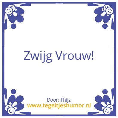 Tegeltje: A
