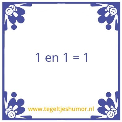 Tegeltje: rekenen