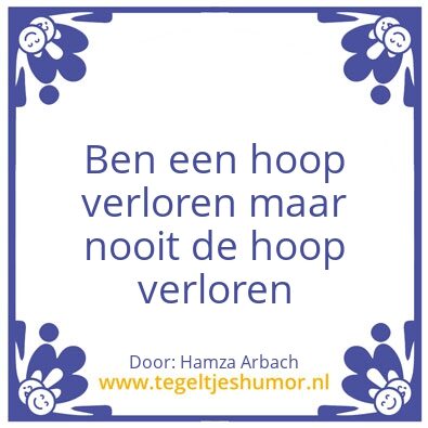 Tegeltje: Tegel