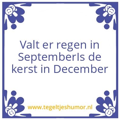 Tegeltje: kerst