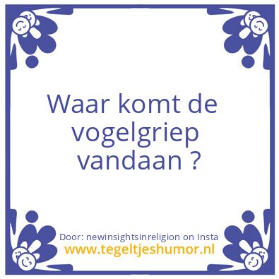 Tegeltje: Waar ?