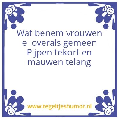 Tegeltje: Mooi spreuk