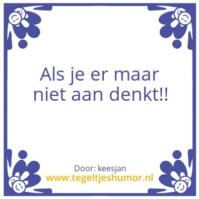 Tegeltje: Tegeltje
