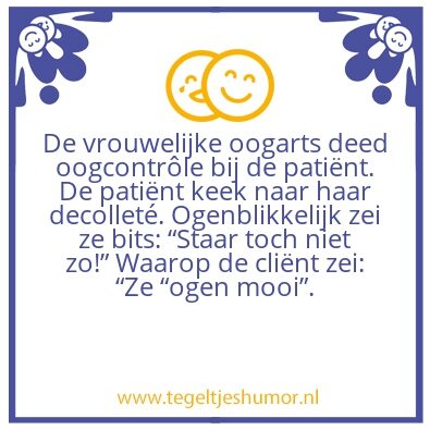 Tegeltje: â€œStaar niet zo â€¦â€¦.