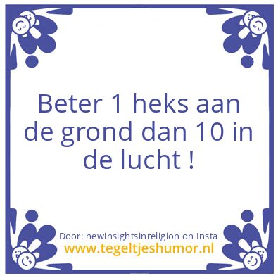 Tegeltje: Lekker !