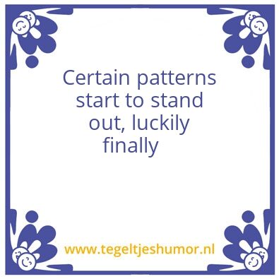 Tegeltje: Wisdom