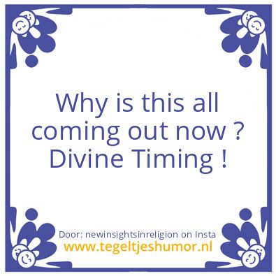 Tegeltje: Divine Timing !