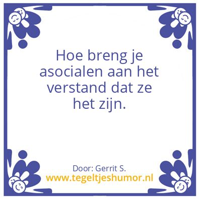 Tegeltje: Ik ben Gerrit.