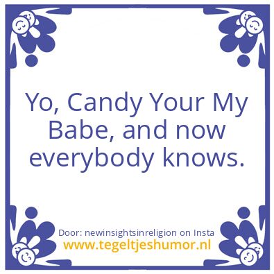 Tegeltje: Daily Reminder :