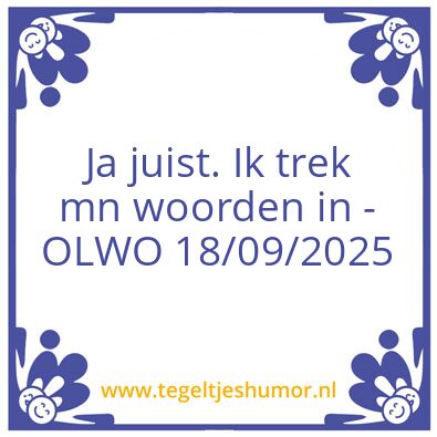 Tegeltje: historisch