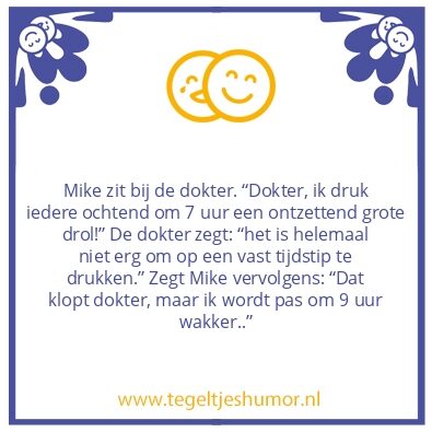 Tegeltje: Drol