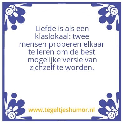 Tegeltje: Klaslokaal