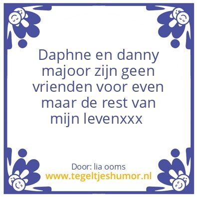 Tegeltje: vrienden