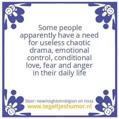 Tegeltje: Some people..