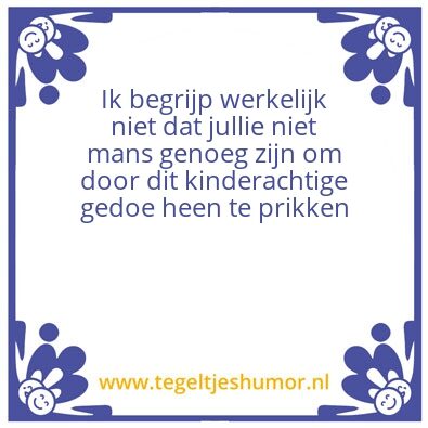 Tegeltje: Clown