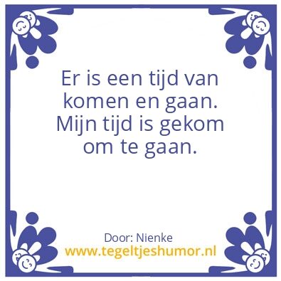 Tegeltje: Tijd