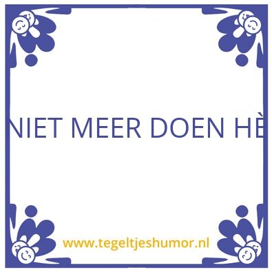 Tegeltje: Joeri