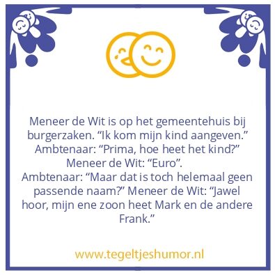 Tegeltje: Burgerzaken