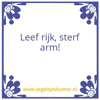Tegeltje: Wijsheid