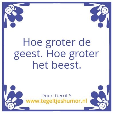 Tegeltje: Ik ben Gerrit