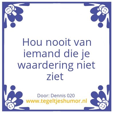 Tegeltje: De beste