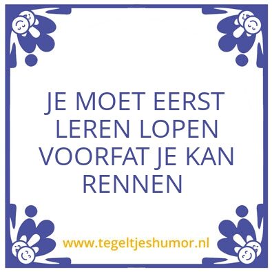 Tegeltje: Waar