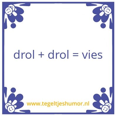 Tegeltje: jens