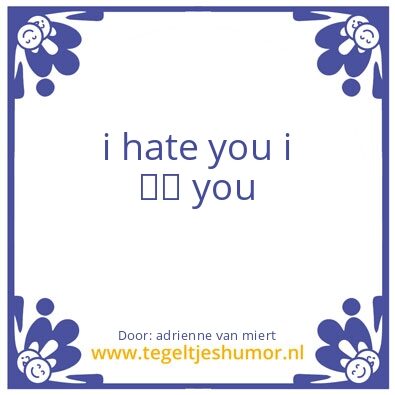 Tegeltje: â¤ï¸