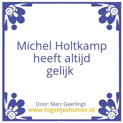 Tegeltje: Michel