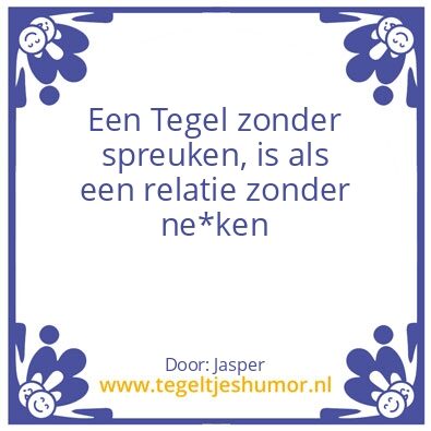 Tegeltje: Spreuken