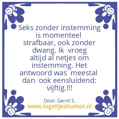 Tegeltje: Ik ben Gerrit.