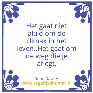 Tegeltje: .