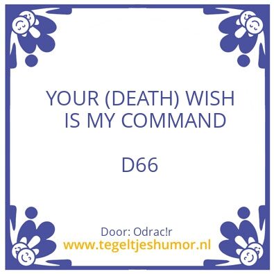 Tegeltje: Deathwish