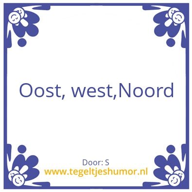 Tegeltje: N