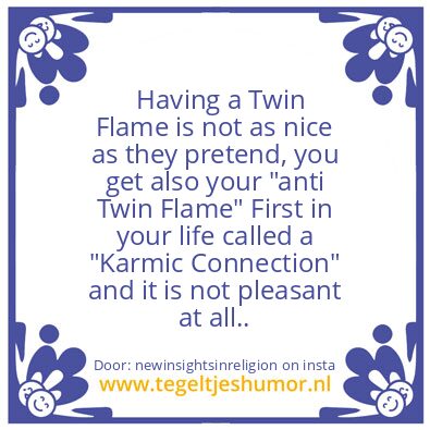 Tegeltje: Your Twin Flame Connection.