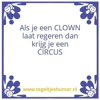 Tegeltje: Reminder voor de verkiezingen