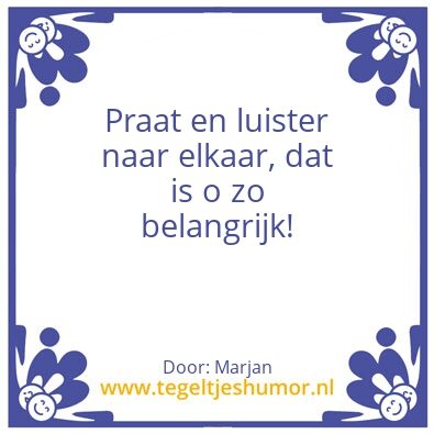 Tegeltje: Tegel