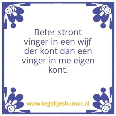 Tegeltje: F. de Corte