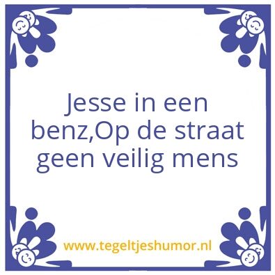 Tegeltje: j