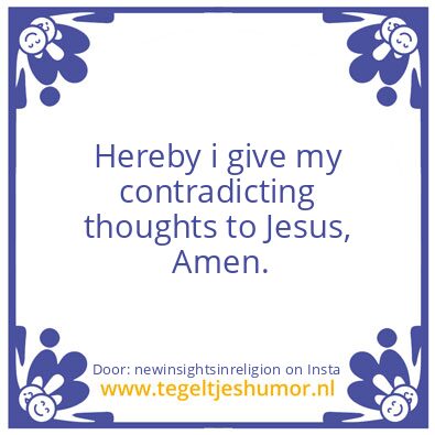 Tegeltje: What do you think about…