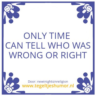 Tegeltje: Living in the moment
