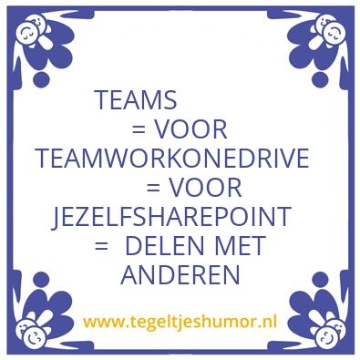 Tegeltje: TOS