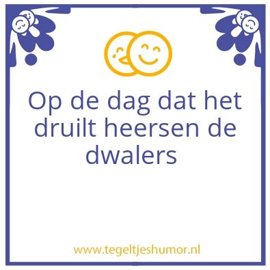 Tegeltje: Dwalers