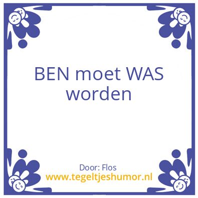 Tegeltje: Frustratie