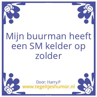 Tegeltje: SM