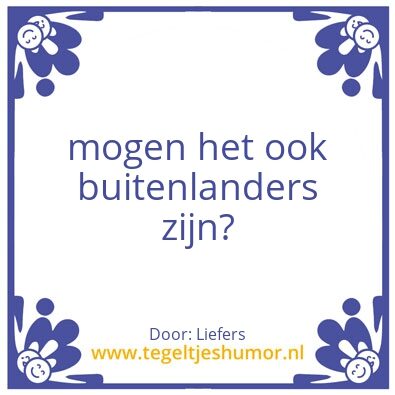 Tegeltje: Liefers: