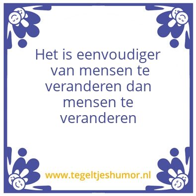 Tegeltje: Leiderschap